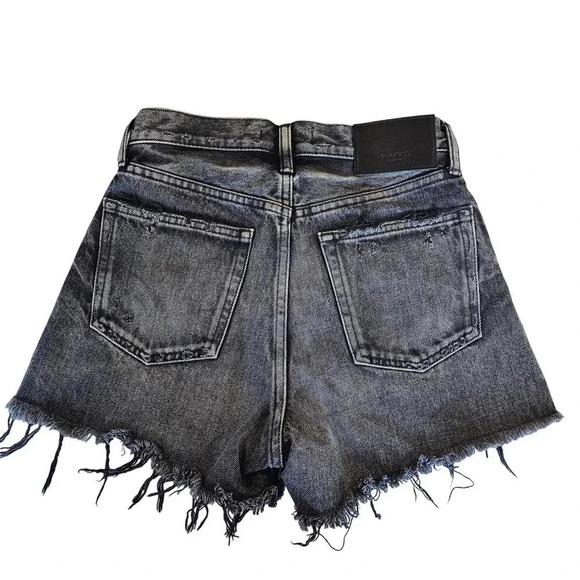 MOUSSY VINTAGE Perrysburg Denim Shorts Light Black Size 23 - Picture 8 of 12